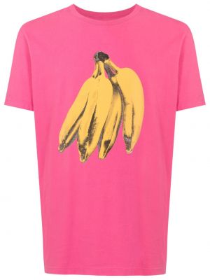 T-shirt con stampa Osklen rosa
