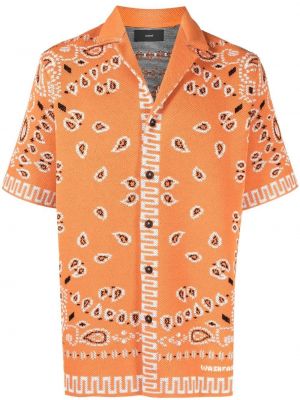 Košile s tygřím vzorem Alanui oranžová