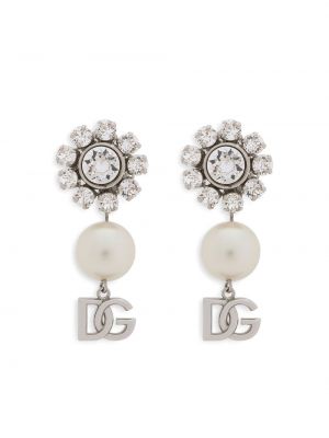 Orecchini con perline con cristalli Dolce & Gabbana