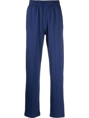 Bavlněné rovné kalhoty Styland modré