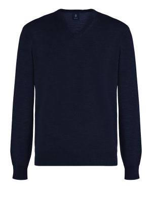 Пуловер Boggi Milano синьо