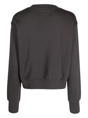 Siuvinėtas džemperis apvaliu kaklu Izzue pilka
