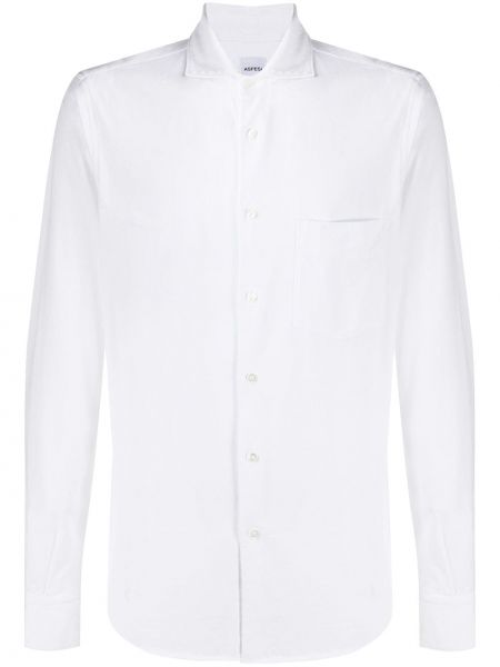 Košile s kapsami Aspesi bílá