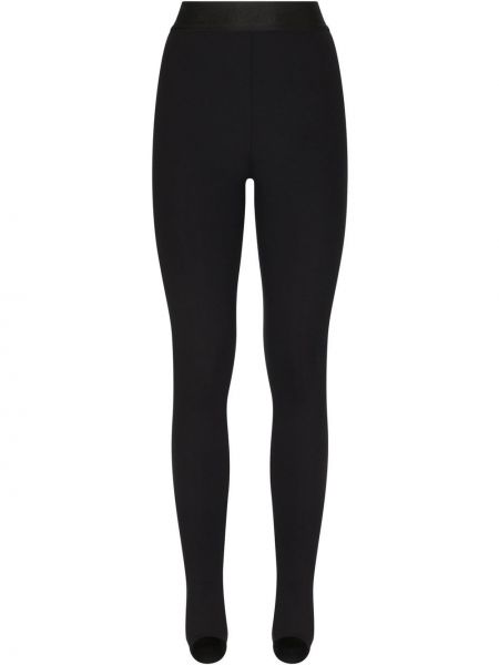 Jersey leggings Dolce & Gabbana schwarz