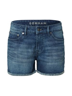 Shorts en jean Denham bleu