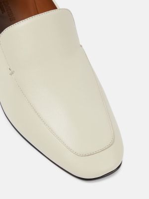 Pantofi loafer din piele Le Monde Beryl alb