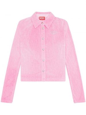 Camicia con stampa Diesel rosa