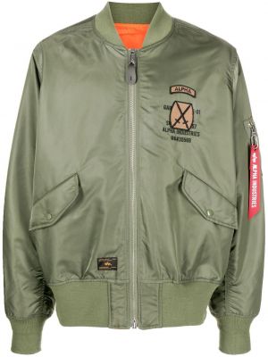 Lang jakke Alpha Industries grønn