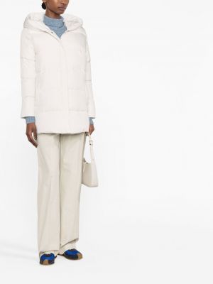 Paltas su gobtuvu Lauren Ralph Lauren balta