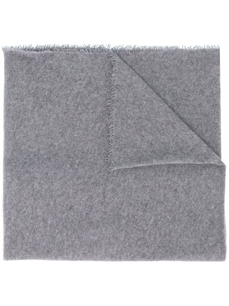 Bufanda de cachemir con estampado de cachemira Faliero Sarti gris