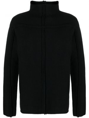 Sweter z wełny merino Thom Krom czarny
