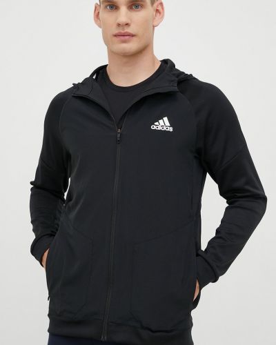 Однотонная куртка Adidas Performance черная