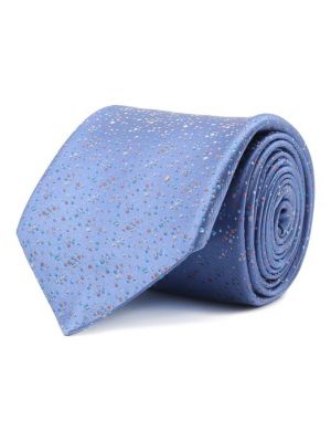 Шелковый галстук Zilli синий