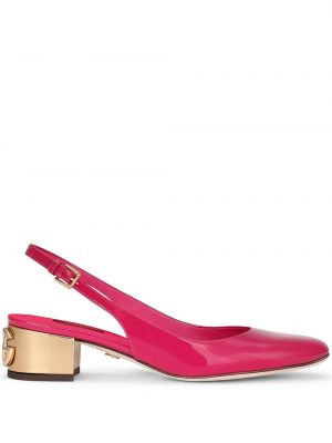 Pumps med bred passform Dolce & Gabbana rosa