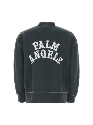 Sudadera con capucha de algodón Palm Angels negro