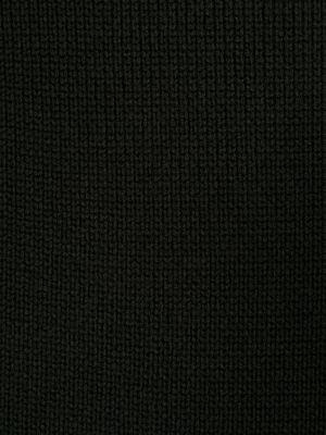 Echarpe brodée en tricot Tommy Jeans noir