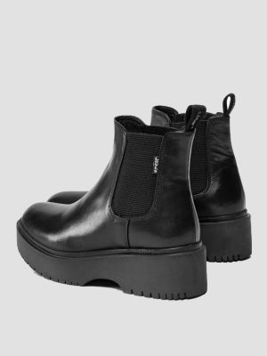 Кожаные ботинки Levi's® черные
