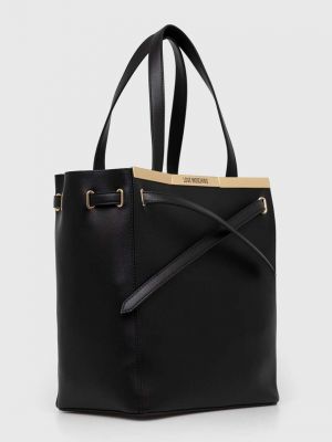 Чорна сумка шопер Love Moschino