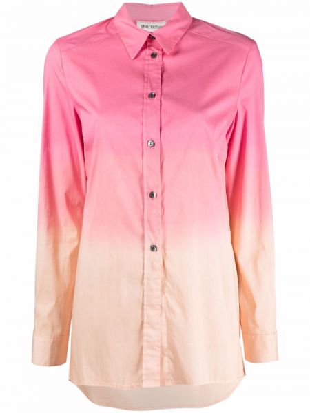Camisa con efecto degradado Semicouture rosa