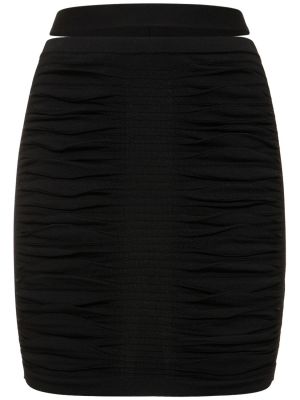 Mini suknja od viskoze Andreadamo crna