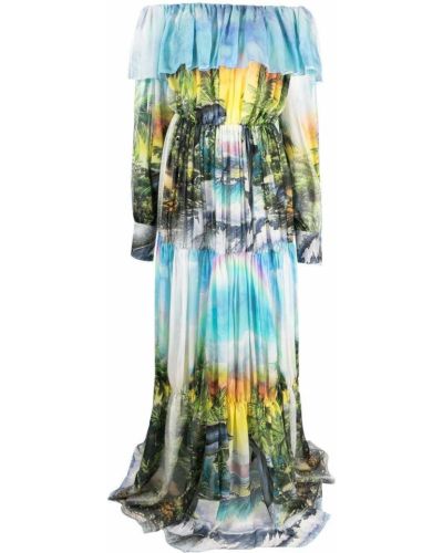 Sukienka długa plisowana Philipp Plein