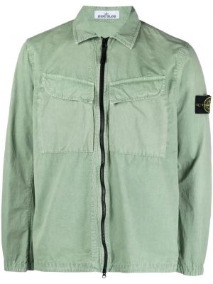 Lang jakke Stone Island grønn