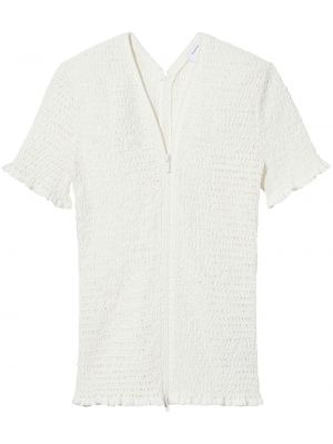 Блуза с цип Proenza Schouler White Label бяло