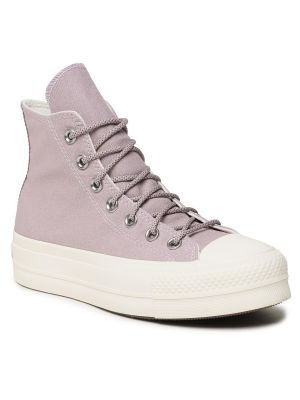Sneakers με μοτίβο αστέρια Converse Chuck Taylor All Star μωβ