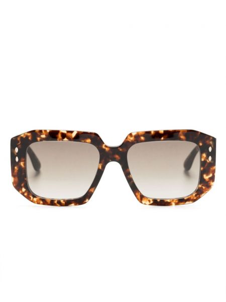 Okulary przeciwsłoneczne z nadrukiem Isabel Marant brązowe