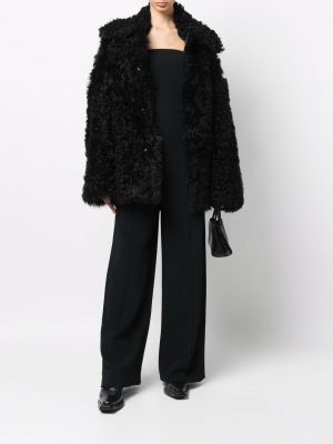 Mantel mit geknöpfter Ami Paris schwarz