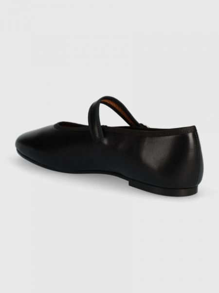 Bőr balerina cipők Jonak fekete