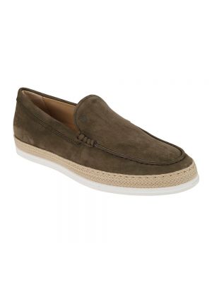 Loafers Tod's zielone