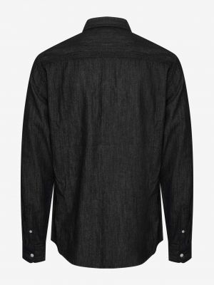 Rifľová košeľa Blend čierna