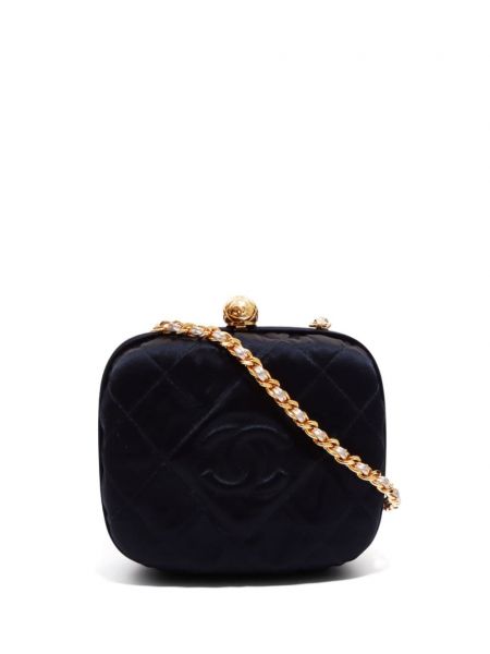Prošivena torba za preko ramena Chanel Pre-owned crna