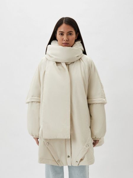 Утепленная куртка Nina Ricci белая