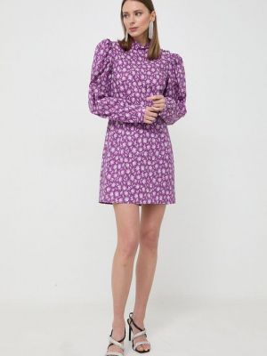 Хлопковое платье Custommade фиолетовое