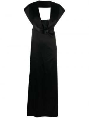 Šilkinis vakarinė suknelė Almaz juoda
