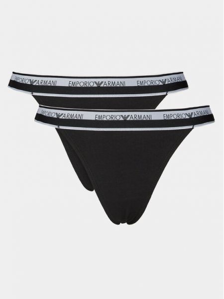 Стринги Emporio Armani Underwear черные