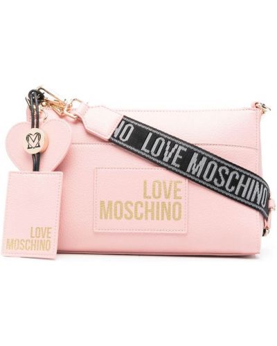 Crossbody väska Love Moschino rosa