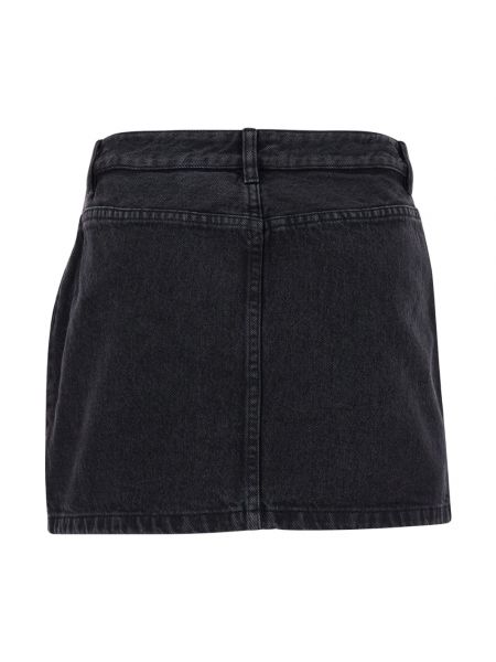 Spódnica jeansowa A.p.c. czarna