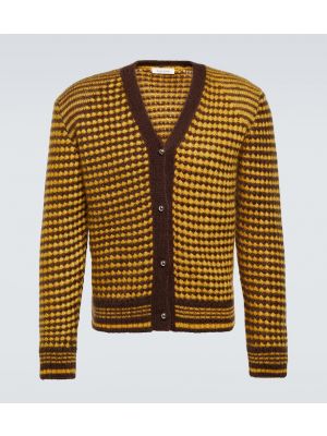 Cardigan a righe mohair Wales Bonner