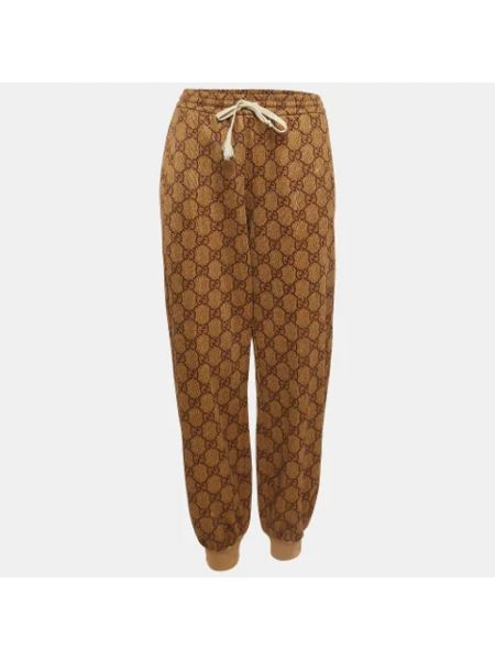 Faldas-shorts de malla retro Gucci Vintage marrón
