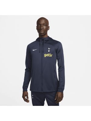 Fußball jacke mit kapuze Nike blau