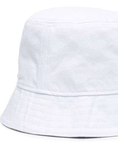 Sombrero con estampado Fiorucci blanco