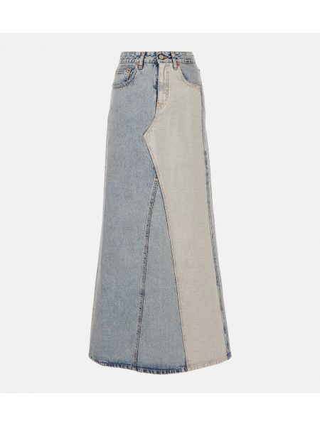 Maxi nederdel Mm6 Maison Margiela blå