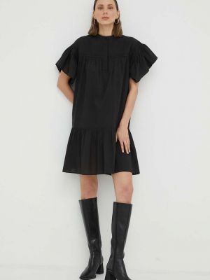 Pamučna mini haljina 2ndday crna