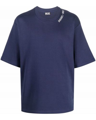 Camiseta con estampado Diesel azul