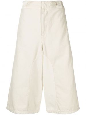 Pantaloni a vita alta Lemaire bianco