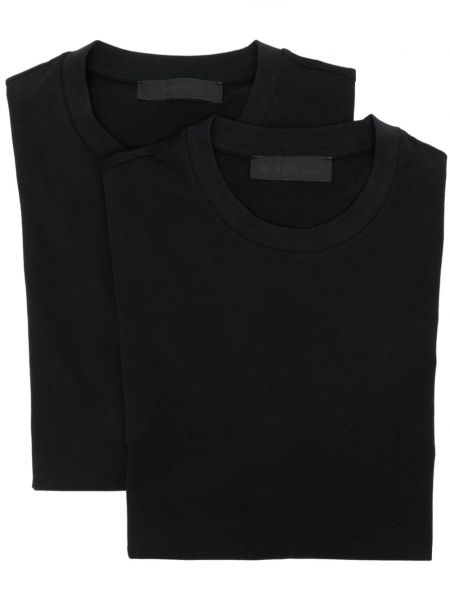 Bavlněné tričko jersey Neil Barrett černé