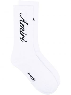 Pletené ponožky Amiri bílé